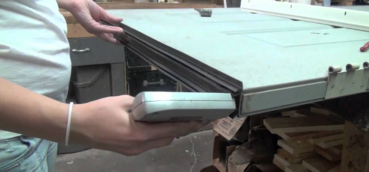 damaged steel door repair Prunedale