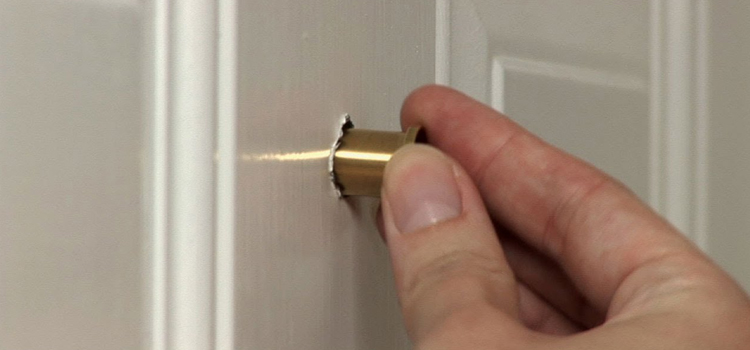 peephole door repair in Prunedale